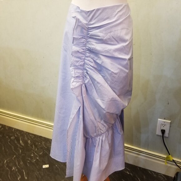 NWOT Trouve Mixed Stripe A Line Poplin Skirt woen's Size XL( R17) - Picture 3 of 8